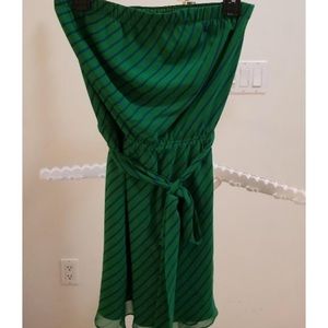 Express strapless dress